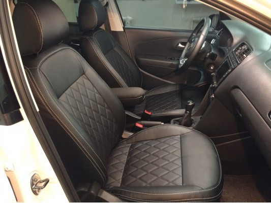 Каркасные авточехлы на Volkswagen Polo Каркасные авточехлы на Volkswagen Polo